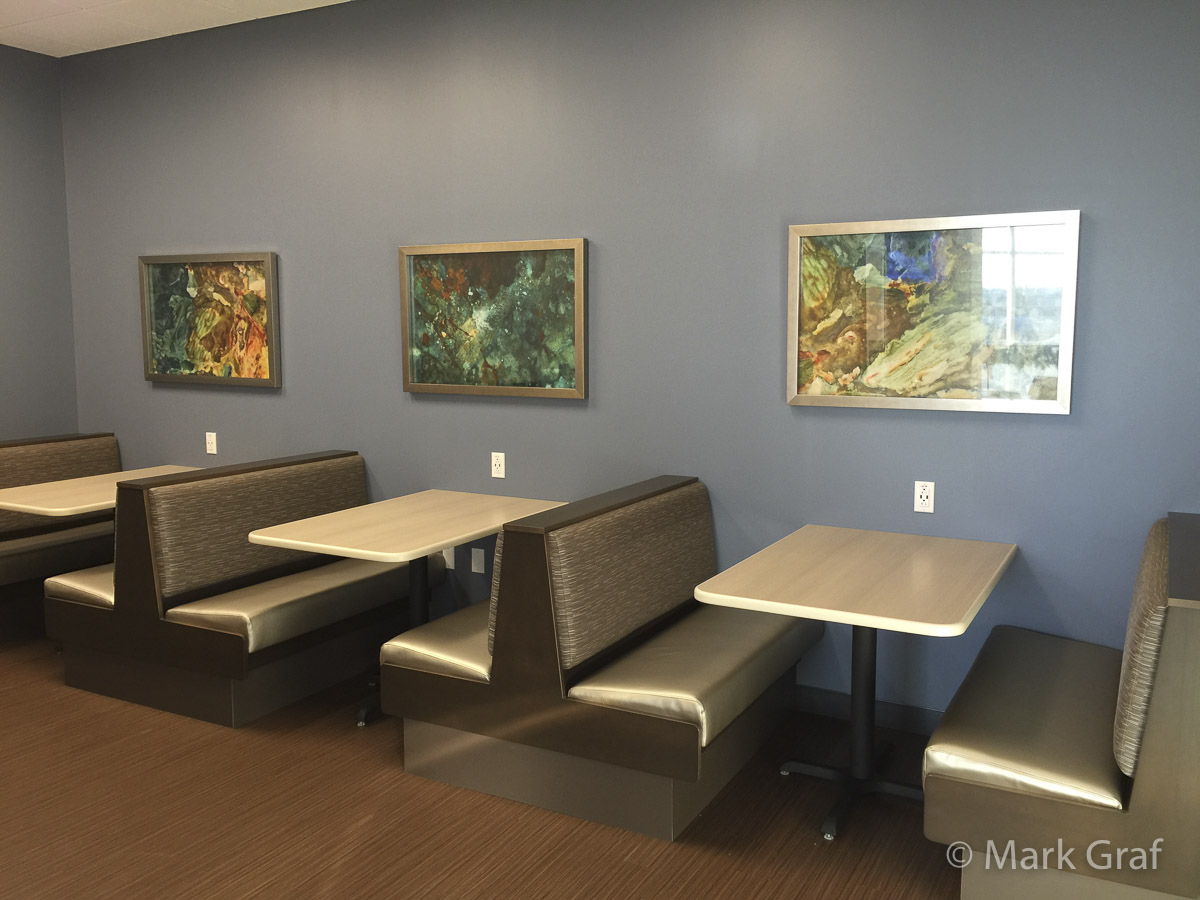 cafeteria art by Mark Graf
