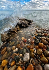 Lake Huron Crashing Wave and Rocks SL10805 Lake Huron Crashing Wave and Rocks SL10805