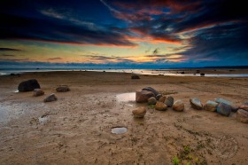 Rocky Beach in Twilight SL8584 Rocky Beach in Twilight SL8584