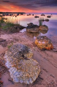 Limestone Boulders on Lake Huron SL9255 Limestone Boulders on Lake Huron SL9255