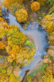 Clinton River Autumn Aerial AR10357 Clinton River Autumn Aerial AR10357