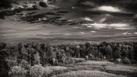 Moonrise over Sterling Heights Nature Preserve AV10338-2 Moonrise over Sterling Heights Nature Preserve AV10338-2