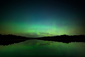 Aurora Borealis at Stony Creek Lake NI10886 Aurora Borealis at Stony Creek Lake NI10886