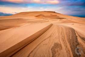 Western sky and dunes at dawn SL9677