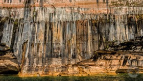 Pictured Rocks wall detail SL9748 Pictured Rocks wall detail SL9748