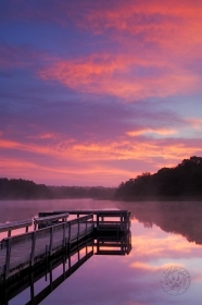 Michigan dock at sunrise SU7989
