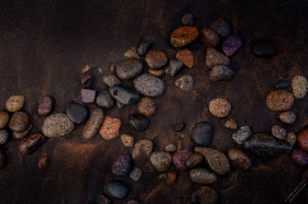 Beach Rocks in Black Sand RO10671 Beach Rocks in Black Sand RO10671