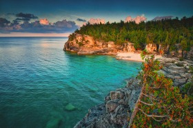 Lion's Head Cove with Cedar tree SL9510 Lion's Head Cove with Cedar tree SL9510