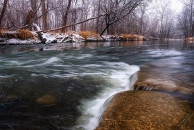 Clinton River in Winter Clinton River in Winter