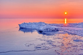 Lake Huron Winter Sunrise WI10492 Lake Huron Winter Sunrise WI10492