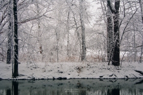 Fresh Snow in Clinton River Watershed WI10601