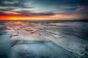 Ice Sheets at Twilight WI9699 Ice Sheets at Twilight WI9699