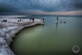 Lake Huron Winter Shore WI9816 Lake Huron Winter Shore WI9816