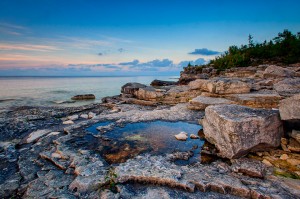 Rugged rocky shores and pools in the Great Lakes region, Image #SL-9606 Rugged rocky shores and pools in the Great Lakes region, great lakes photos