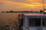 Departing at sunset for Nightwatch cruise.