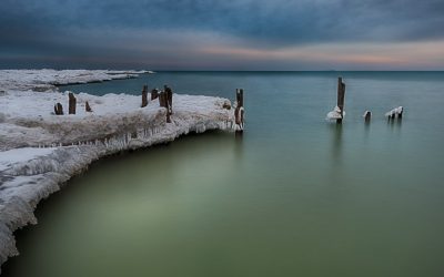 Lake Huron Icy Shore