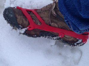 walking on ice