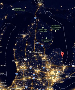 Michigan Light Pollution