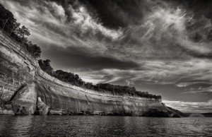 Pictured Rocks shoreline
