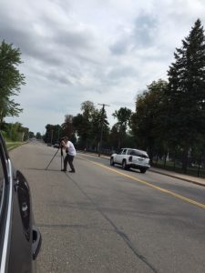 Perhaps I should warn him about Detroit drivers... :-)