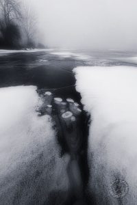 Ice Bubbles and Fog