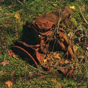 rusted engine