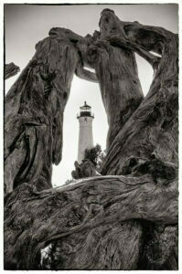 Whitefish point lighthouse on Lake Superior, one of the many famous Great Lakes lighthouses