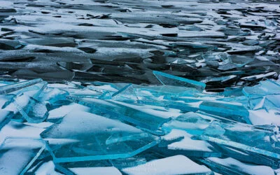 Blue Ice in the Great Lakes
