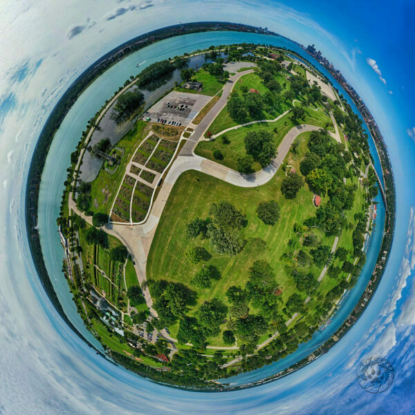 Belle Isle Detroit as part of my Parks as Planets series of images © Mark Graf grafphoto.com