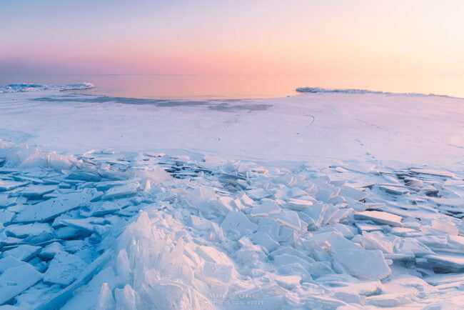 Winter ice on Lake Huron (in Feb 2021) WI10731