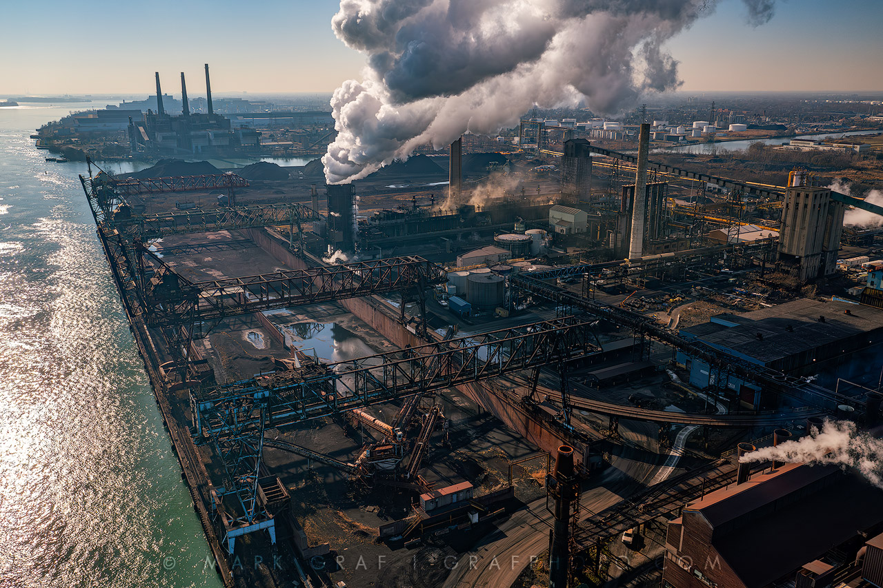 Environmental monitoring aerial drone service